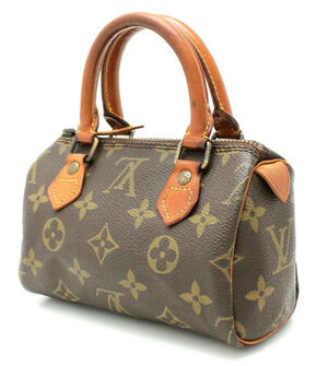 Louis Vuitton Speedy Handbag Monogram Clutch